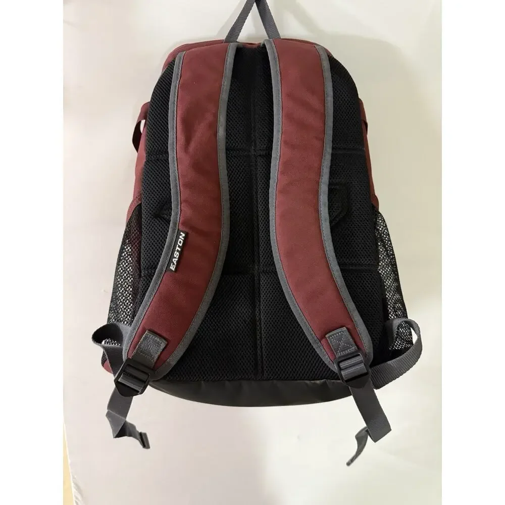 Easton Dugout Baseball Softballs Backpack Maroon Gray